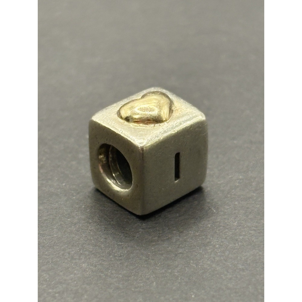 Pandora Sterling Silver 14K Accent "I Love You" Charm ALE G22